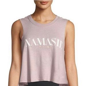 Spiritual Gangster Cropped Flowy Muscle Tank Top